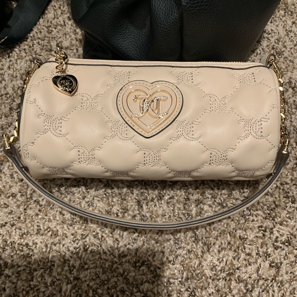 Juicy Barrel Cream & Gold Bag